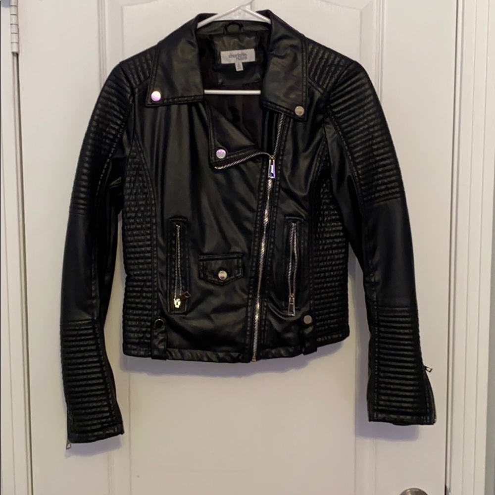 Faux leather jacket